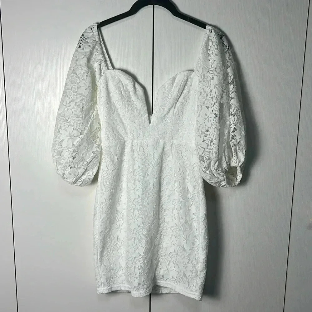 Saints and Secrets micro mini lace dress size XS